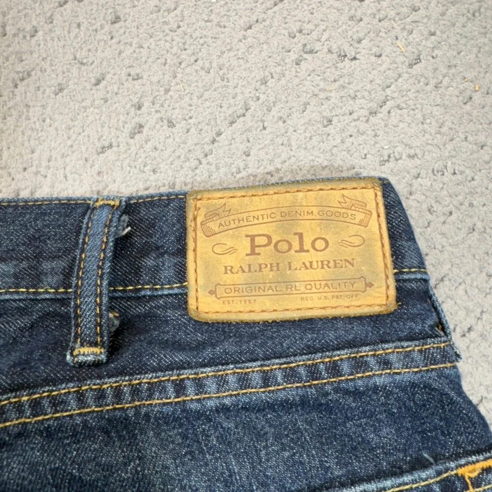 Polo Ralph Lauren Jeans Mens 40x32 Blue Hampton Relaxed Straight 5 Pocket Preppy